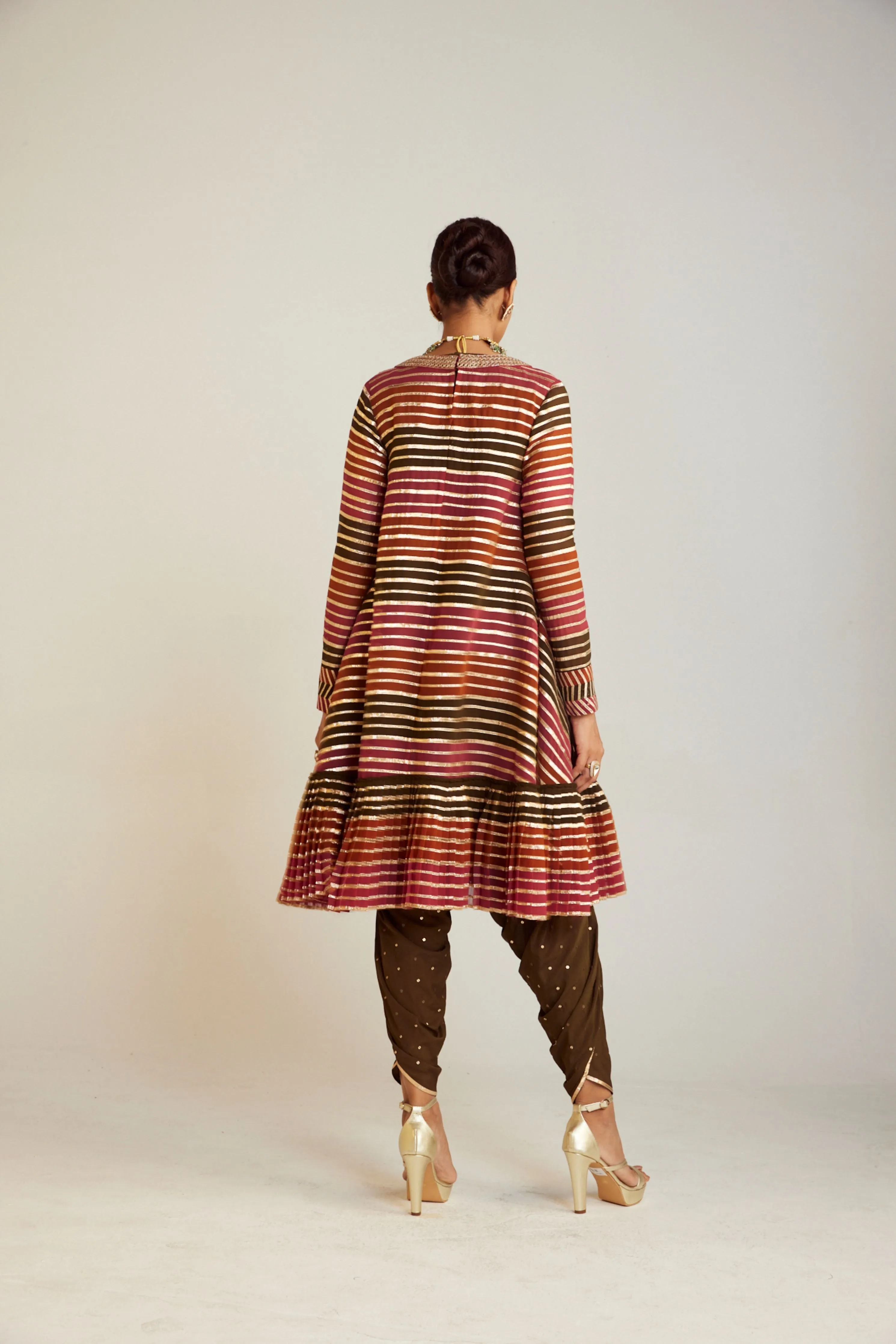 A Line Dhoti Kurta Set