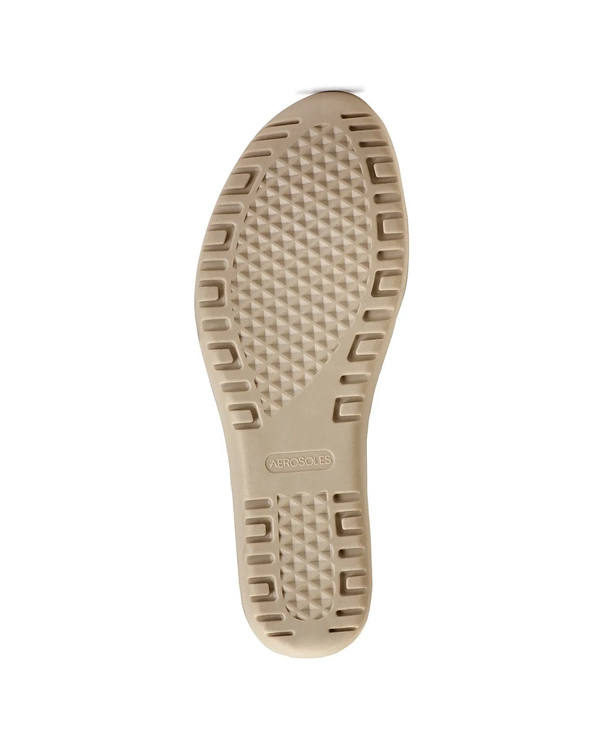 Aerosoles Natural Bone Slip On Open Toe Covered Platform Wedge Slide Sandals
