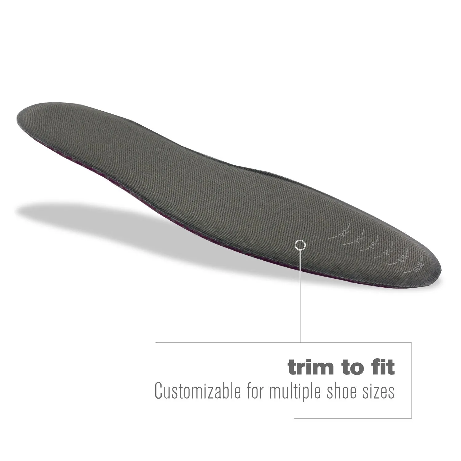 Airplus Memory Comfort Shoe Insoles with Memory Foam for Pressure Relief, Women's, Size 5-11 Women's Size 5-11