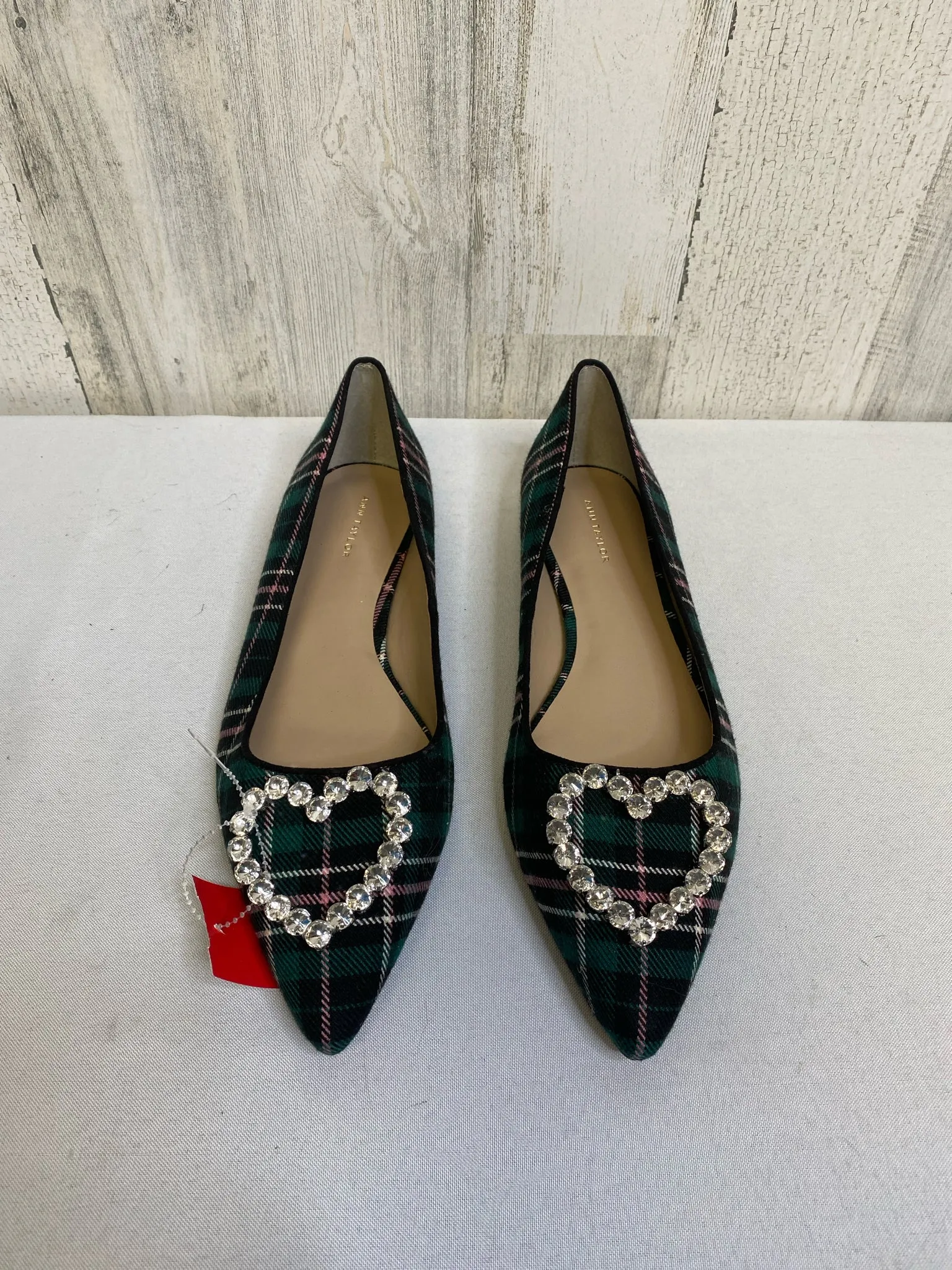 Ann Taylor Size 8.5 Green Slip-ons