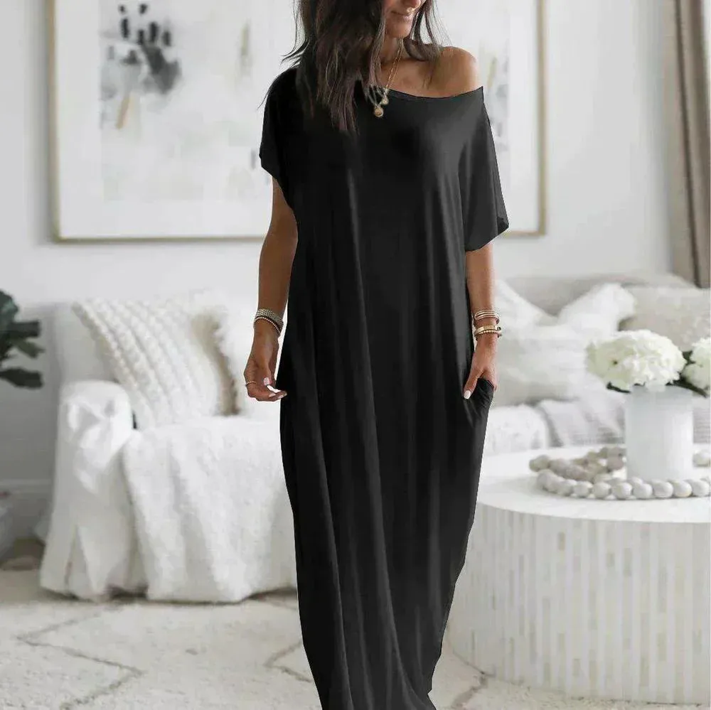 AnneLyra Chic Women's Maxi Dress  Soft Fabric, Multifunctional Elegance