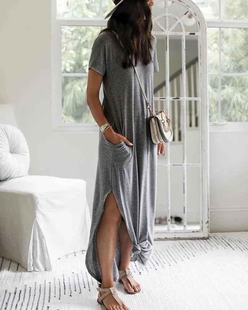 AnneLyra Chic Women's Maxi Dress  Soft Fabric, Multifunctional Elegance