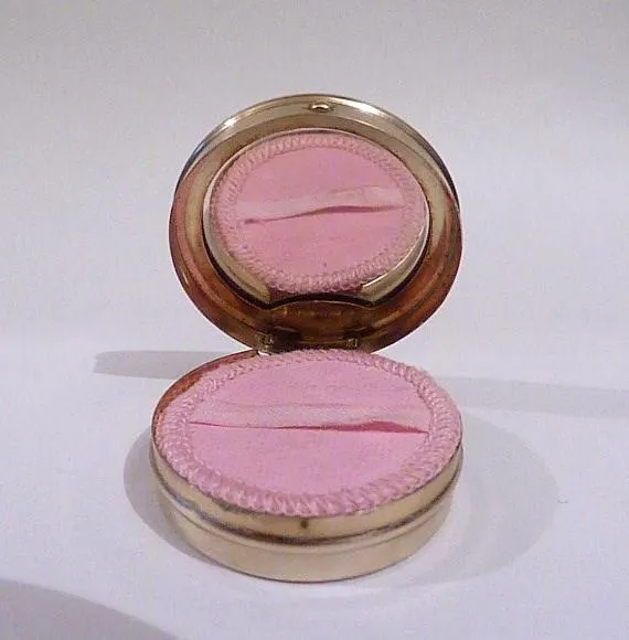 Antique Compact Mirror Peters Weatherbird Promotional Powder Compact 1920s