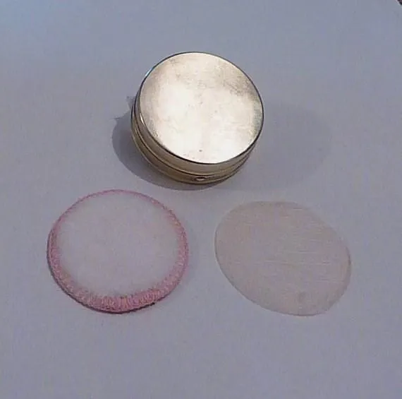 Antique Compact Mirror Peters Weatherbird Promotional Powder Compact 1920s