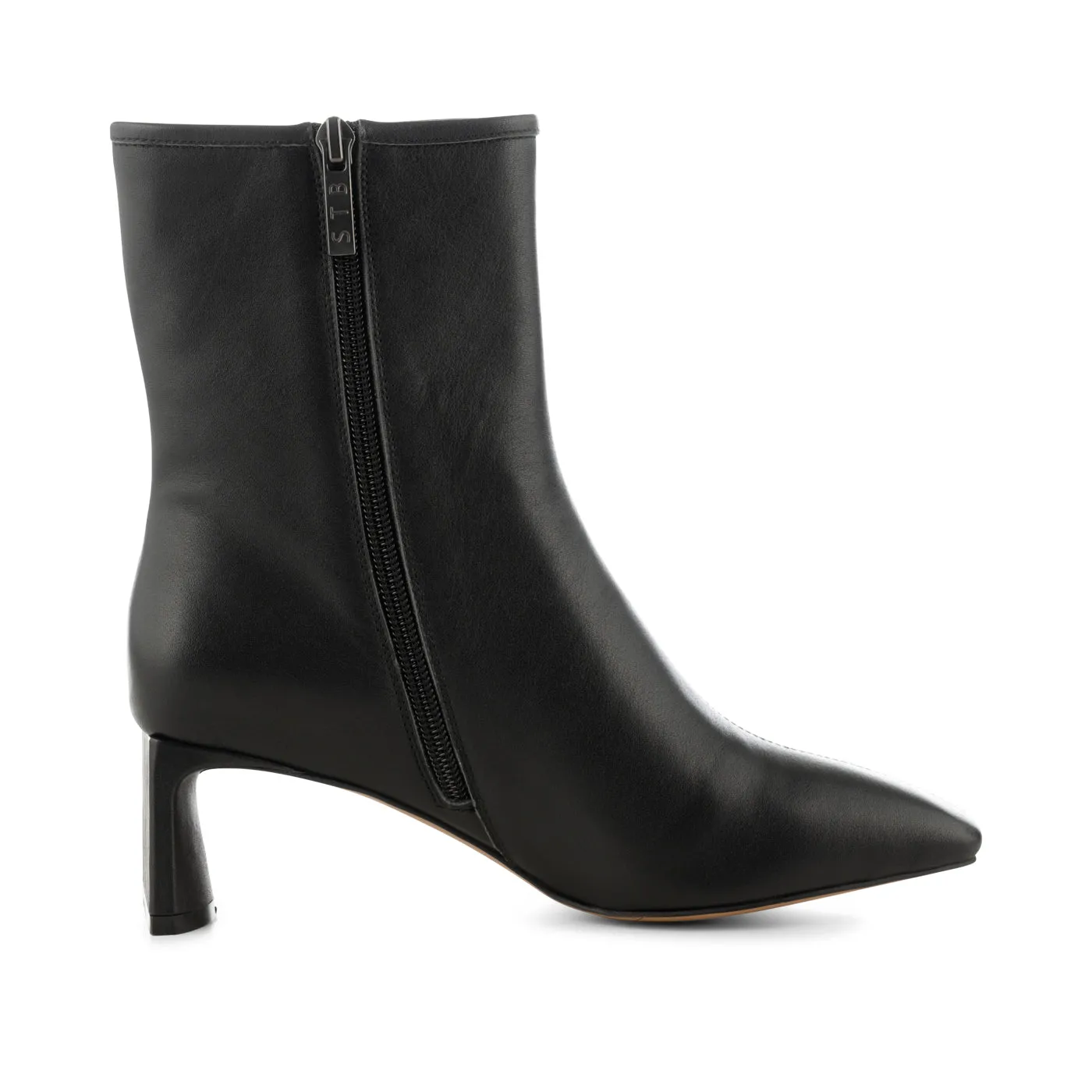 Arlo bootie leather - BLACK