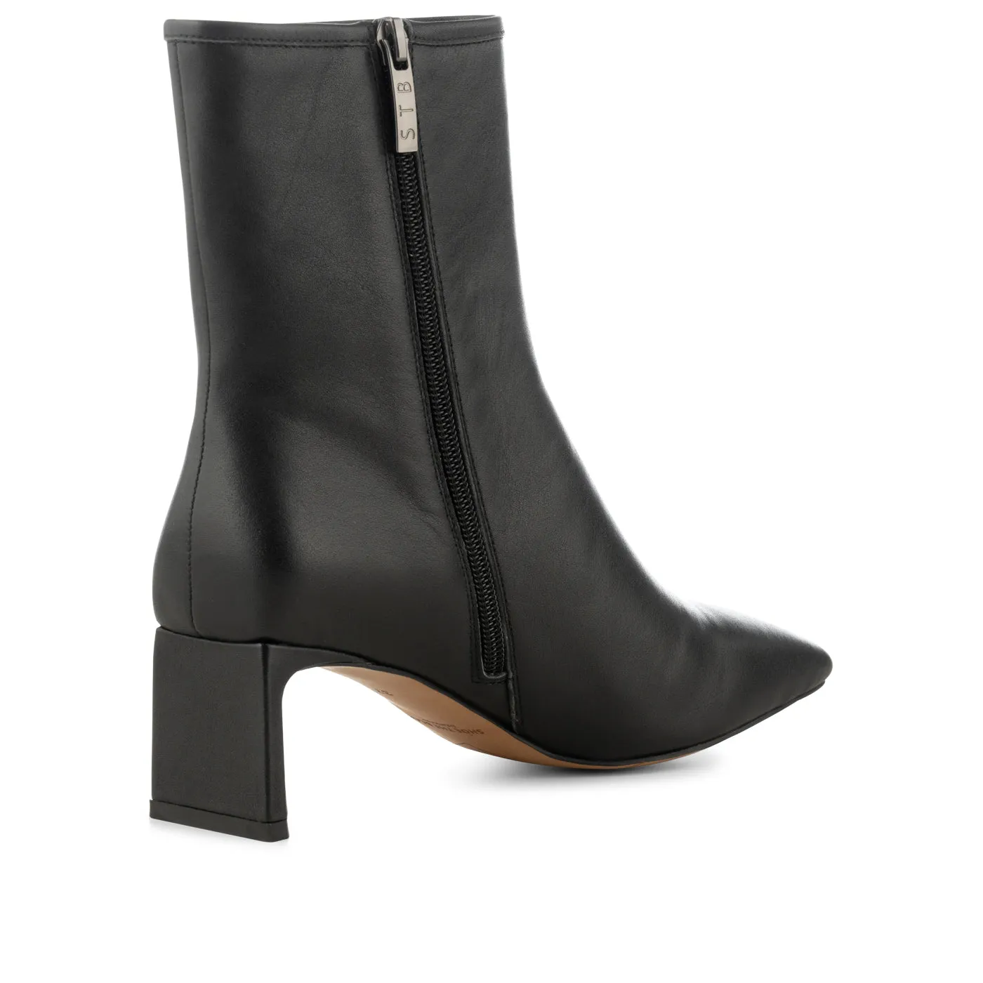 Arlo bootie leather - BLACK