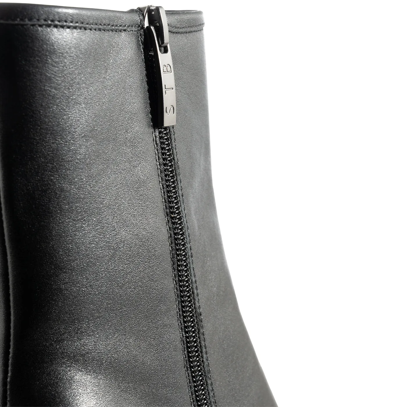 Arlo bootie leather - BLACK