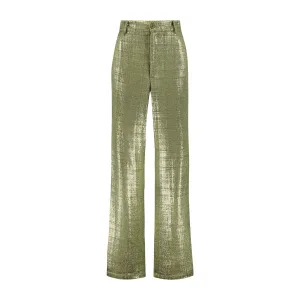 Belly pants | green gold