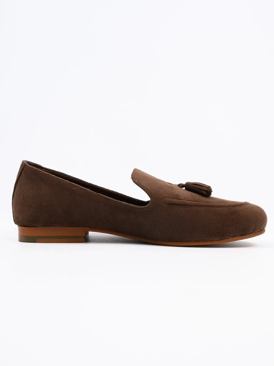 Brown Winter Pumps