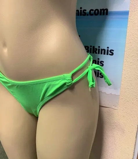 Cabo Tie Side Bottoms Rave Green