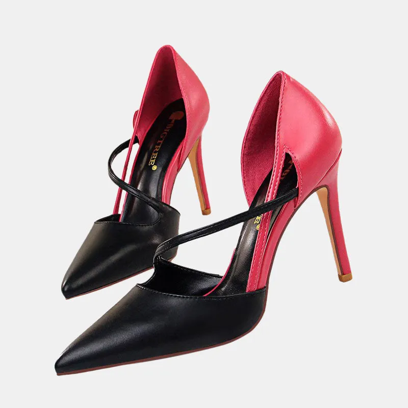 Camelia Mixed Color Pumps