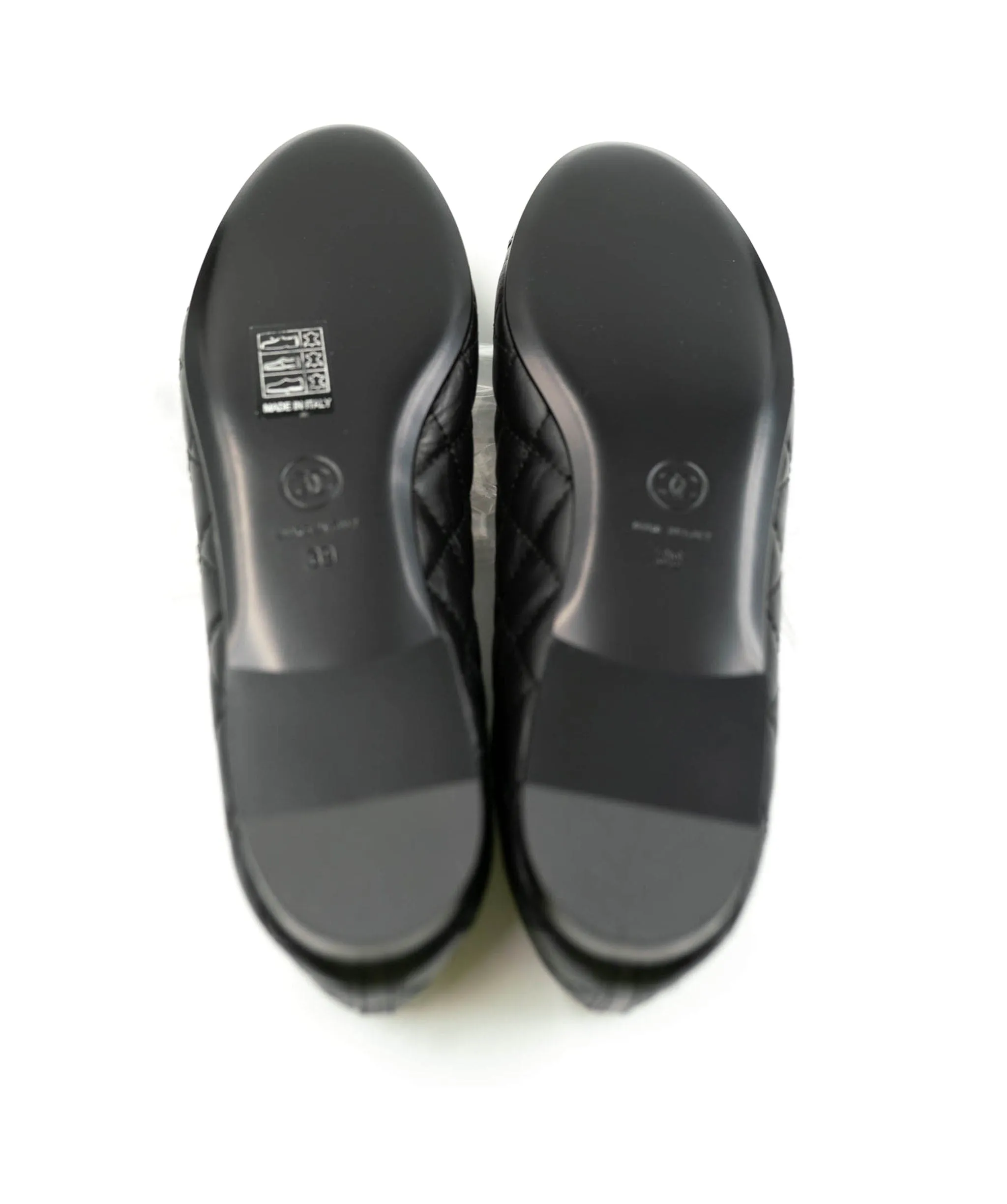 Chanel black ballerina shoes ALC0093