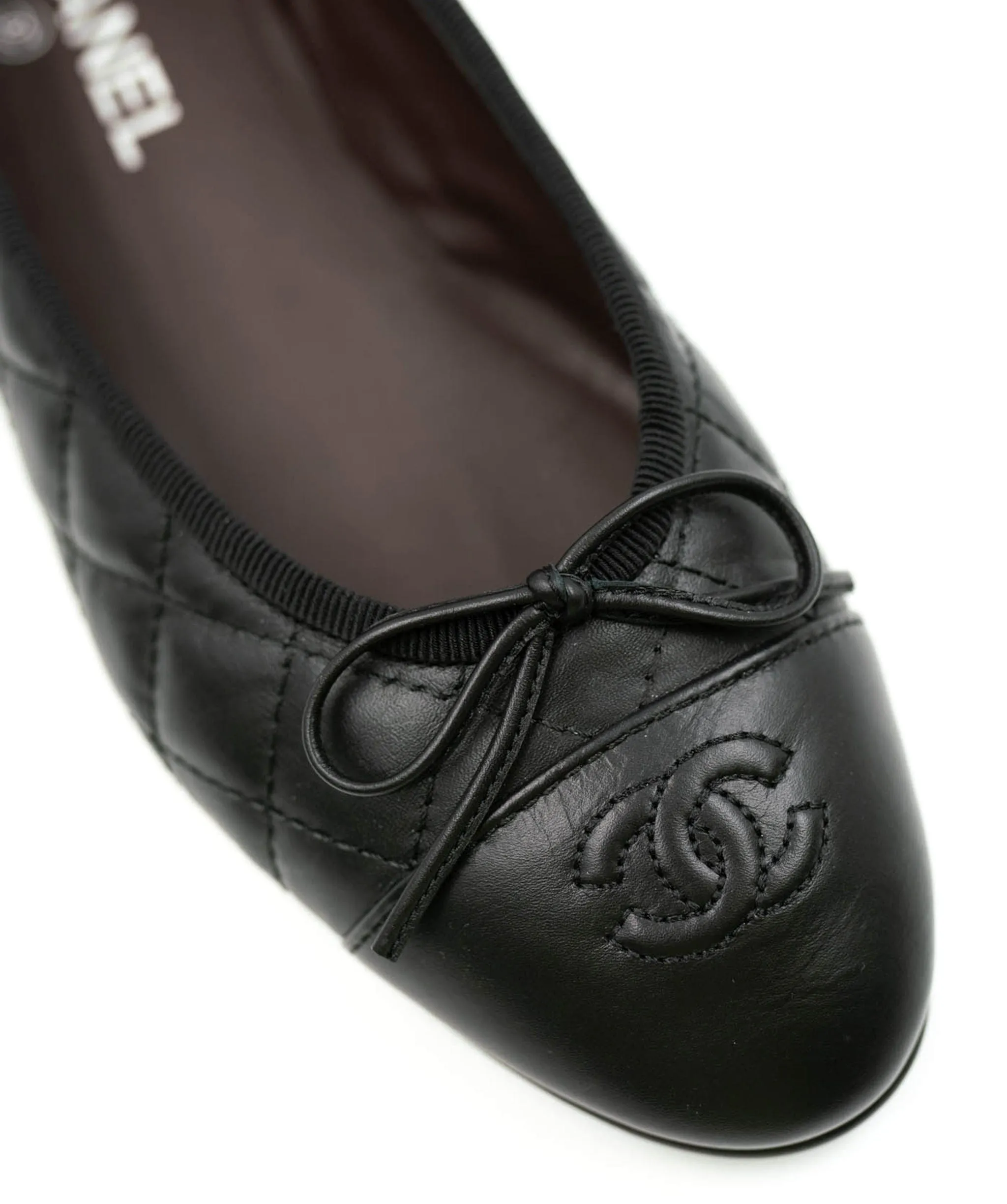 Chanel black ballerina shoes ALC0093