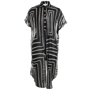 Chic Sheer Buttoned Top