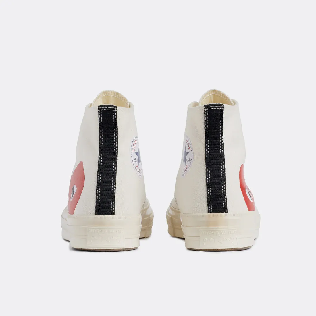Comme des Garçons Play Converse Chuck Taylor High Top White