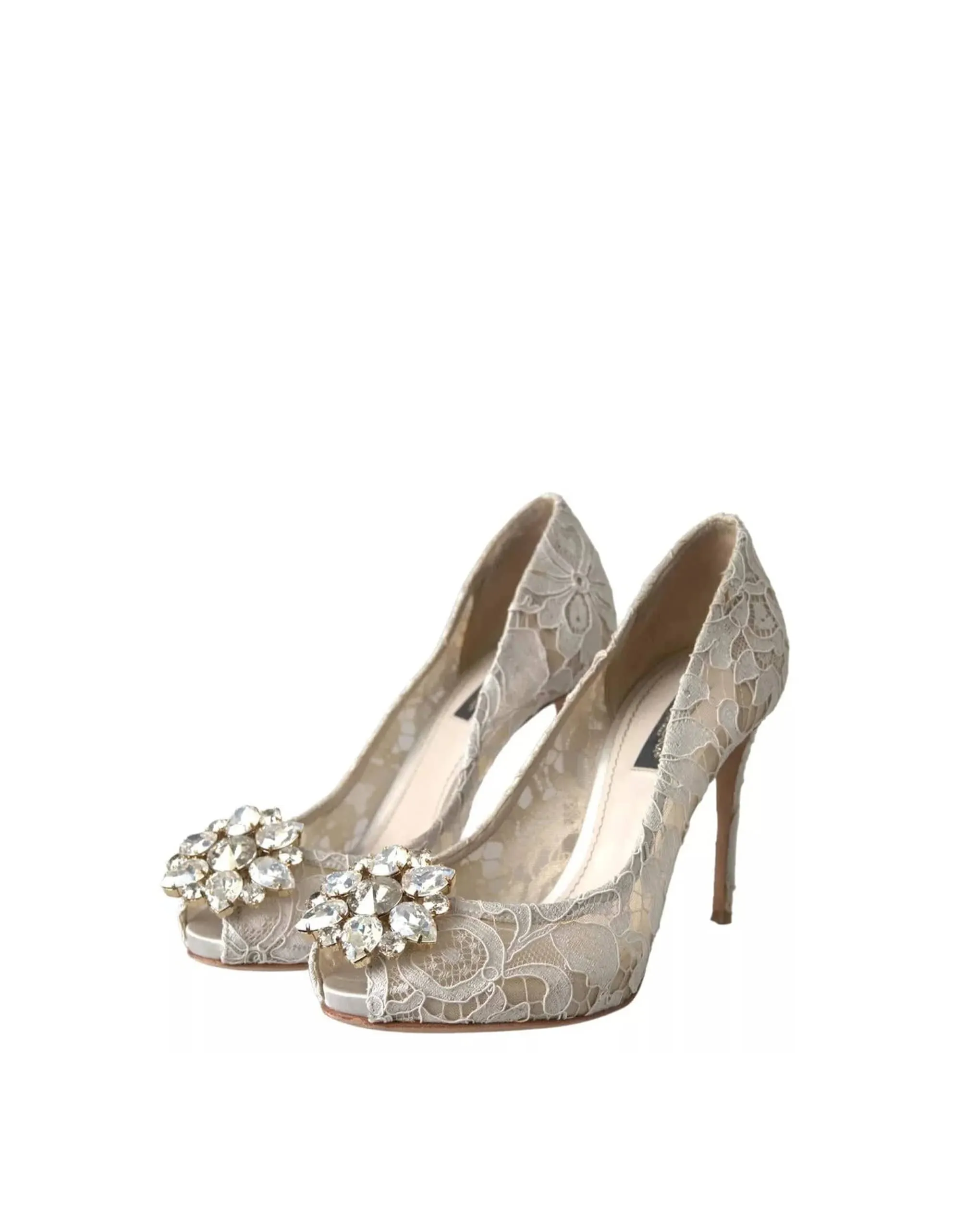 Crystal Taormina Lace Pumps