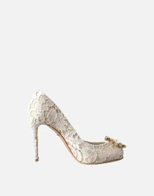Crystal Taormina Lace Pumps