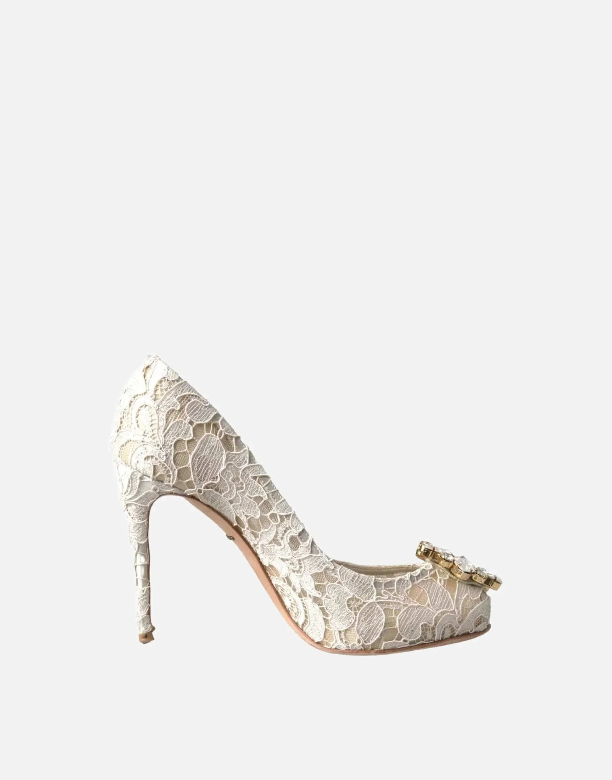Crystal Taormina Lace Pumps