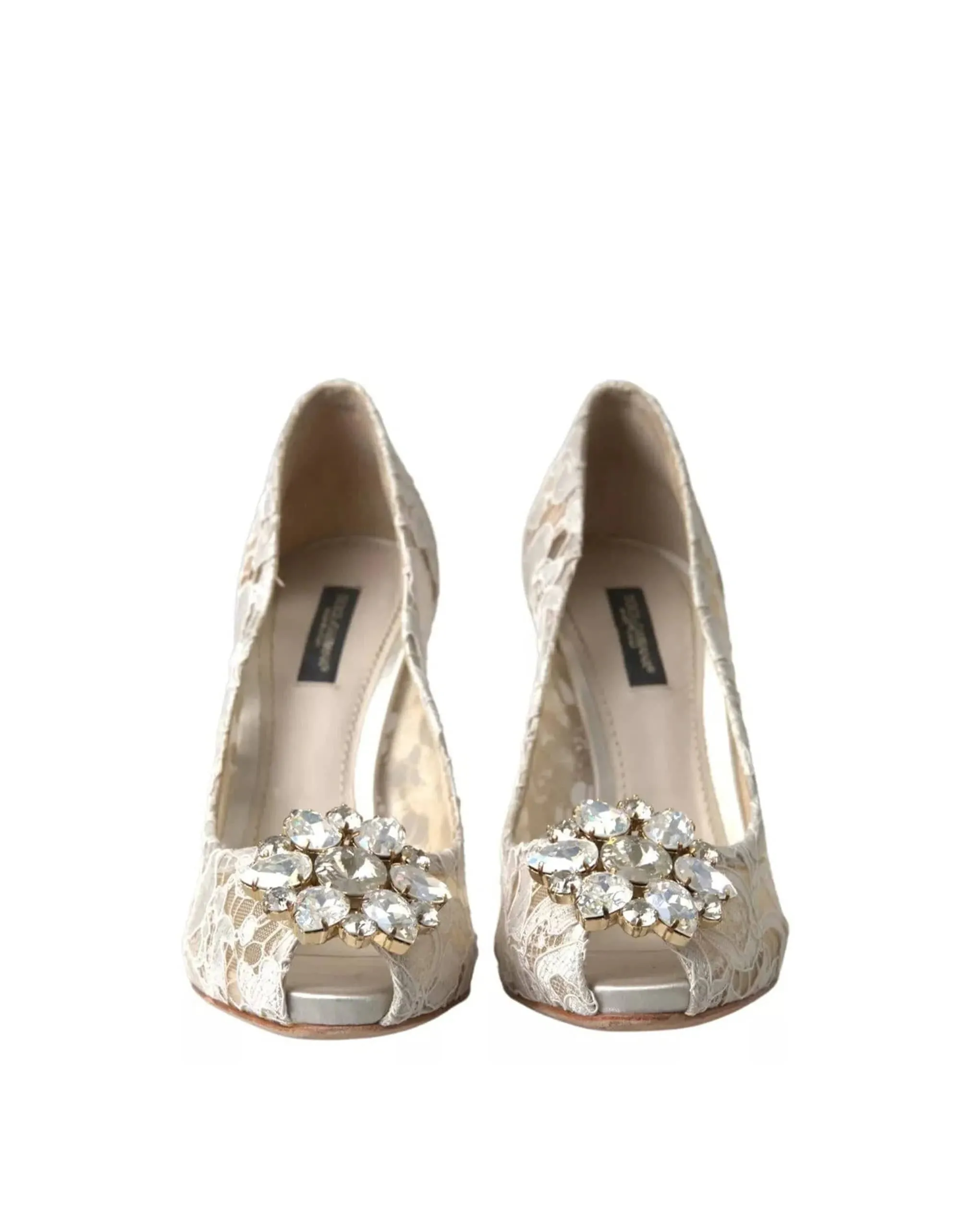 Crystal Taormina Lace Pumps