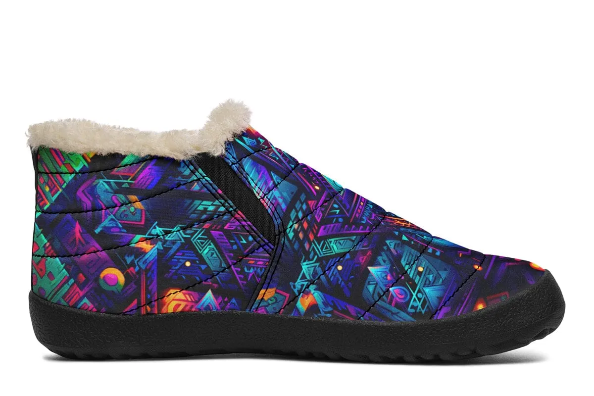 Cyber Night Winter Slippers