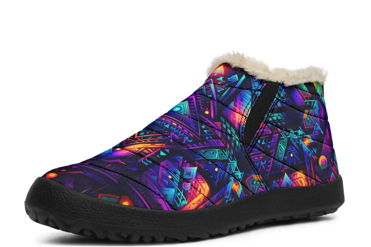 Cyber Night Winter Slippers