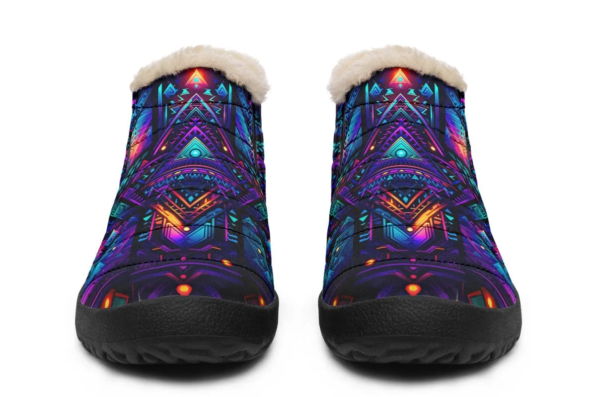 Cyber Night Winter Slippers