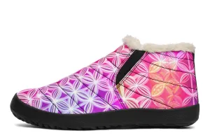 Flower Life Pink Sherbert Winter Slippers