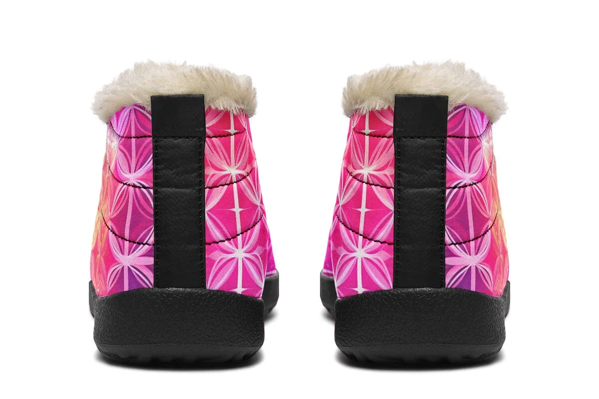 Flower Life Pink Sherbert Winter Slippers
