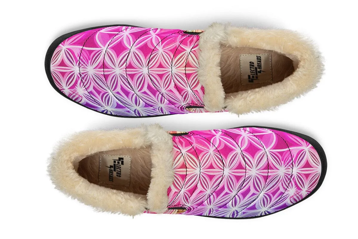 Flower Life Pink Sherbert Winter Slippers