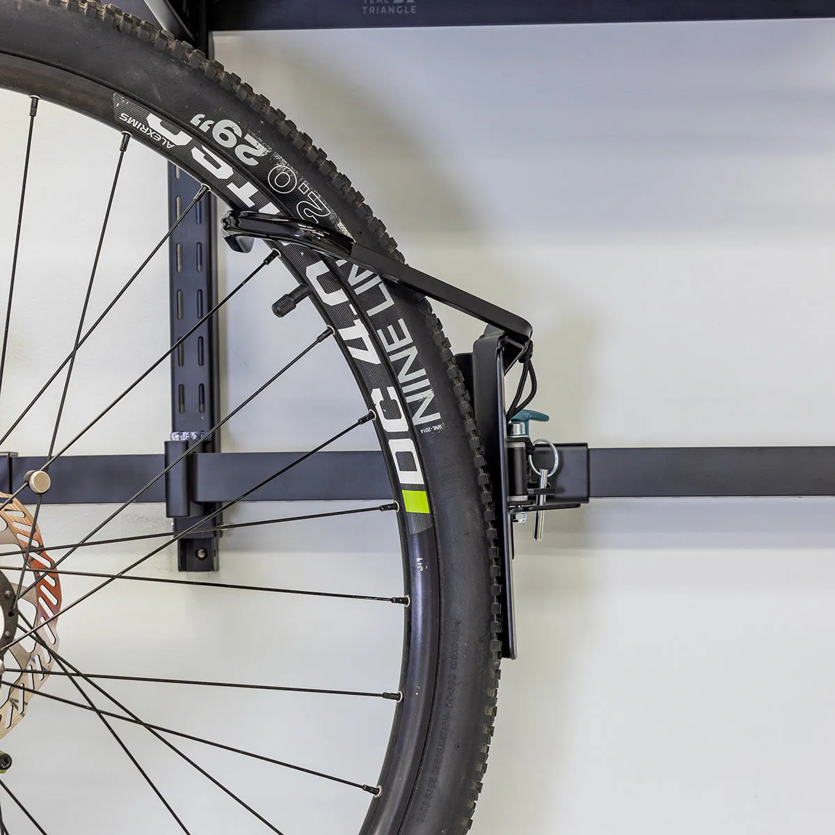 G-Swivel Bike   Shelf | Adjustable Wall Storage System | Holds 4 Bikes