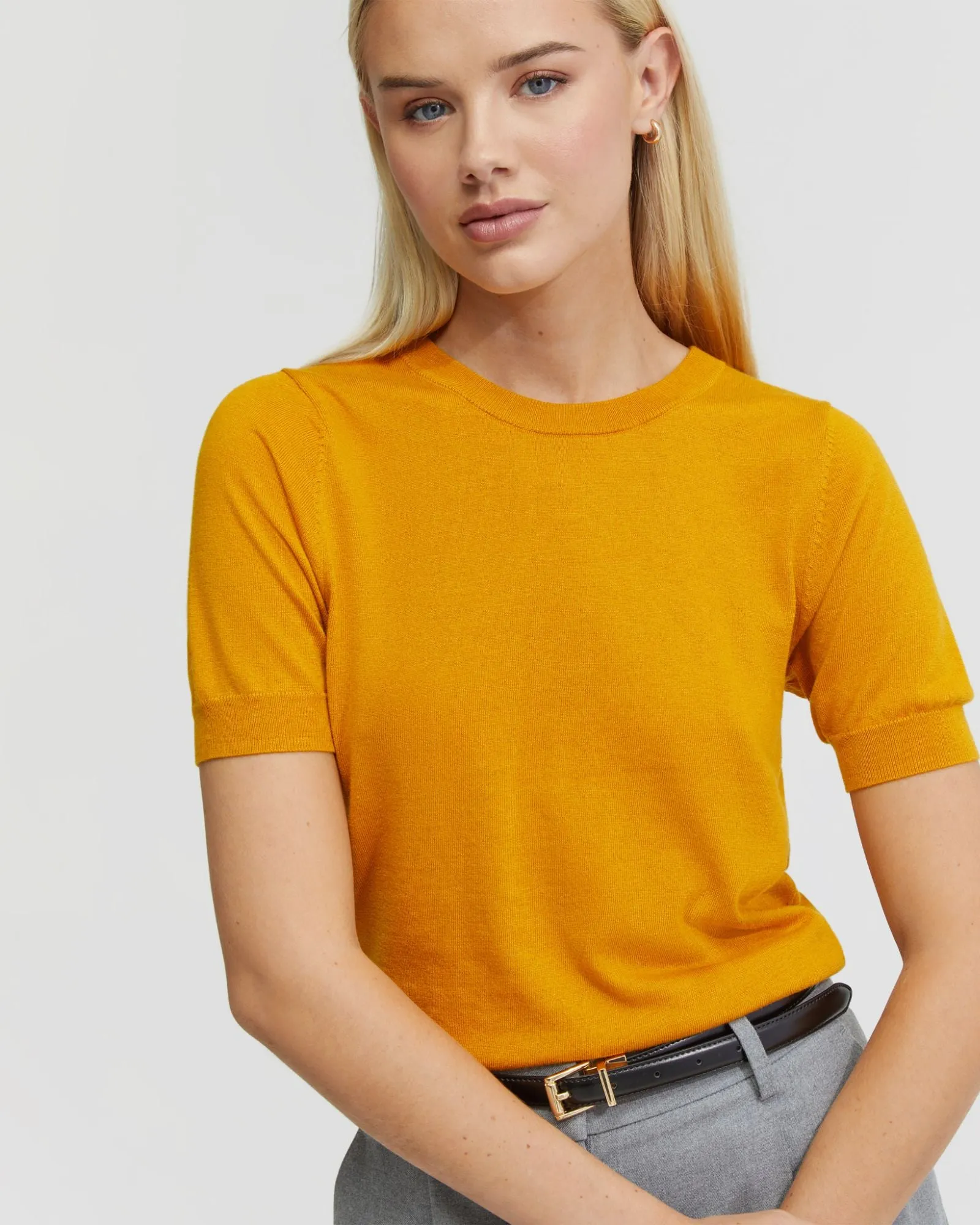 Grace Short Sleeve Cashmere Blend Knit