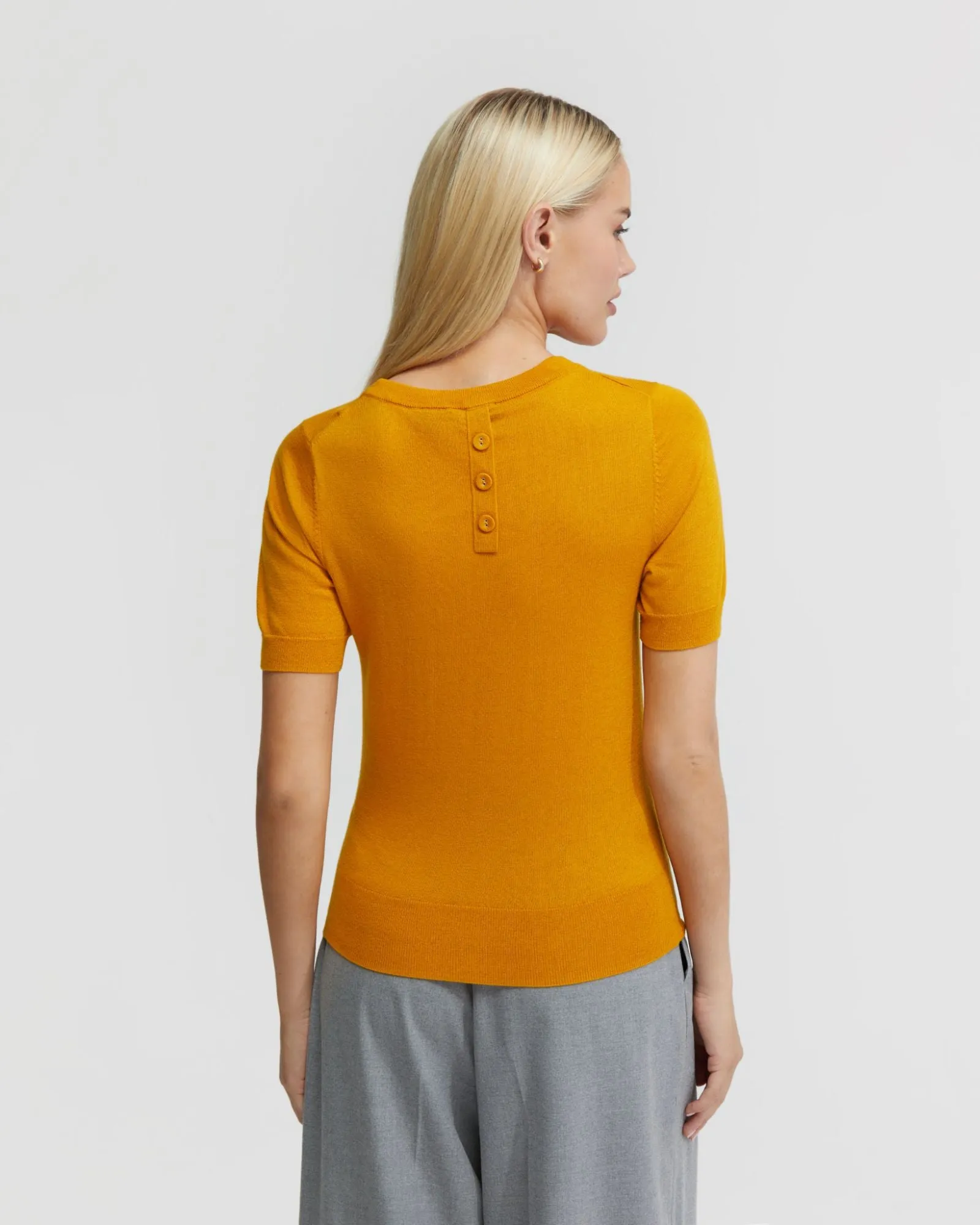 Grace Short Sleeve Cashmere Blend Knit