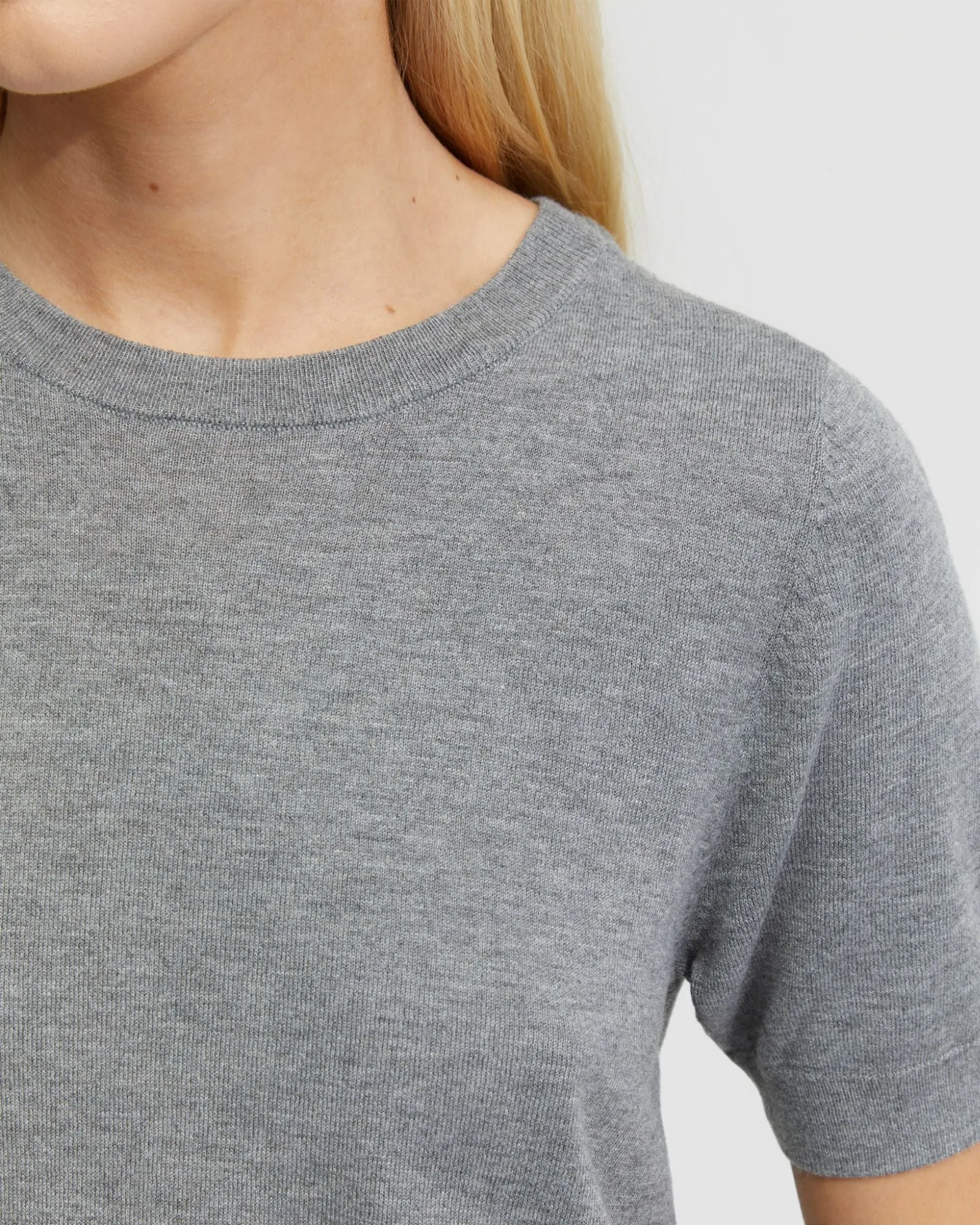 Grace Short Sleeve Cashmere Blend Knit