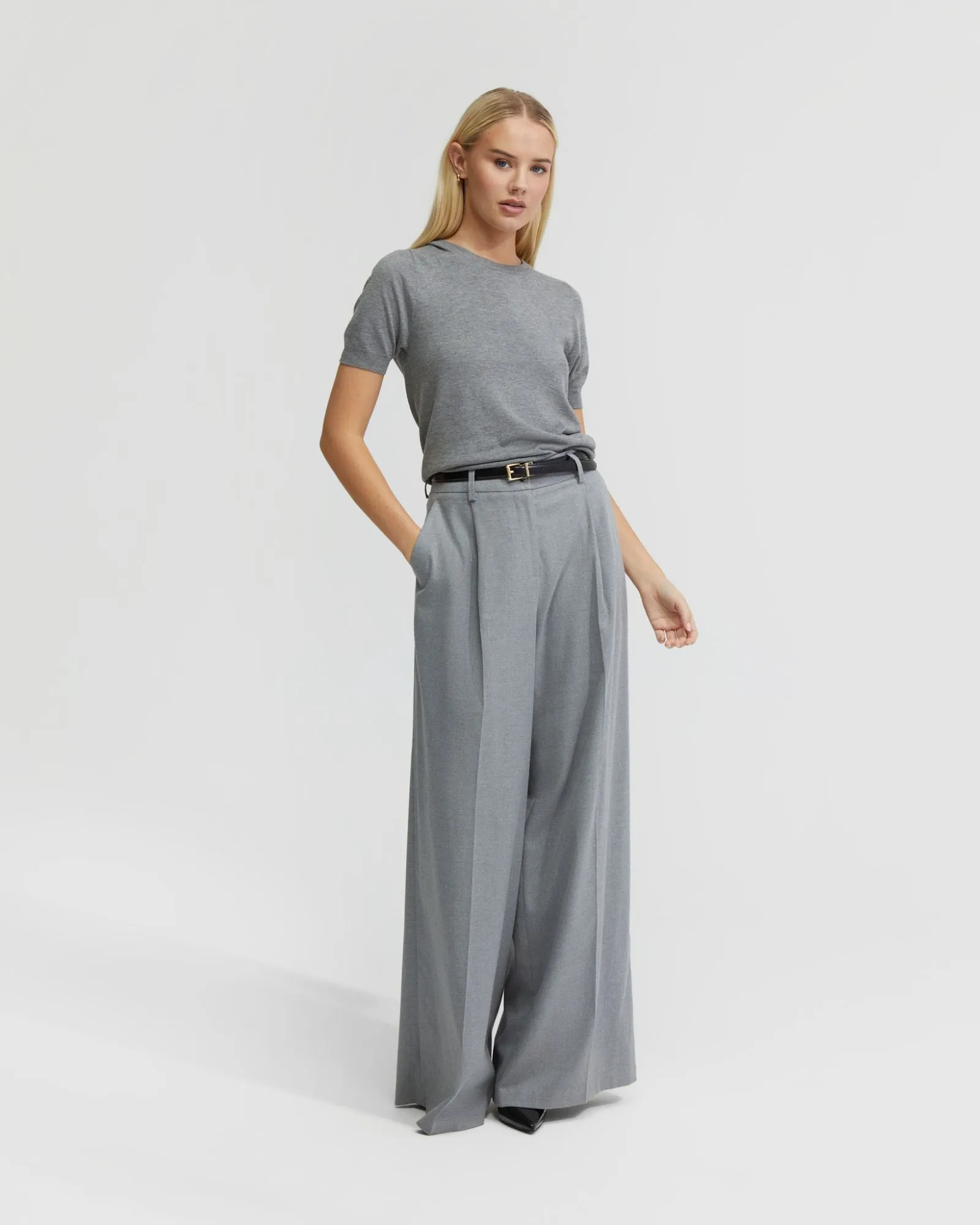 Grace Short Sleeve Cashmere Blend Knit