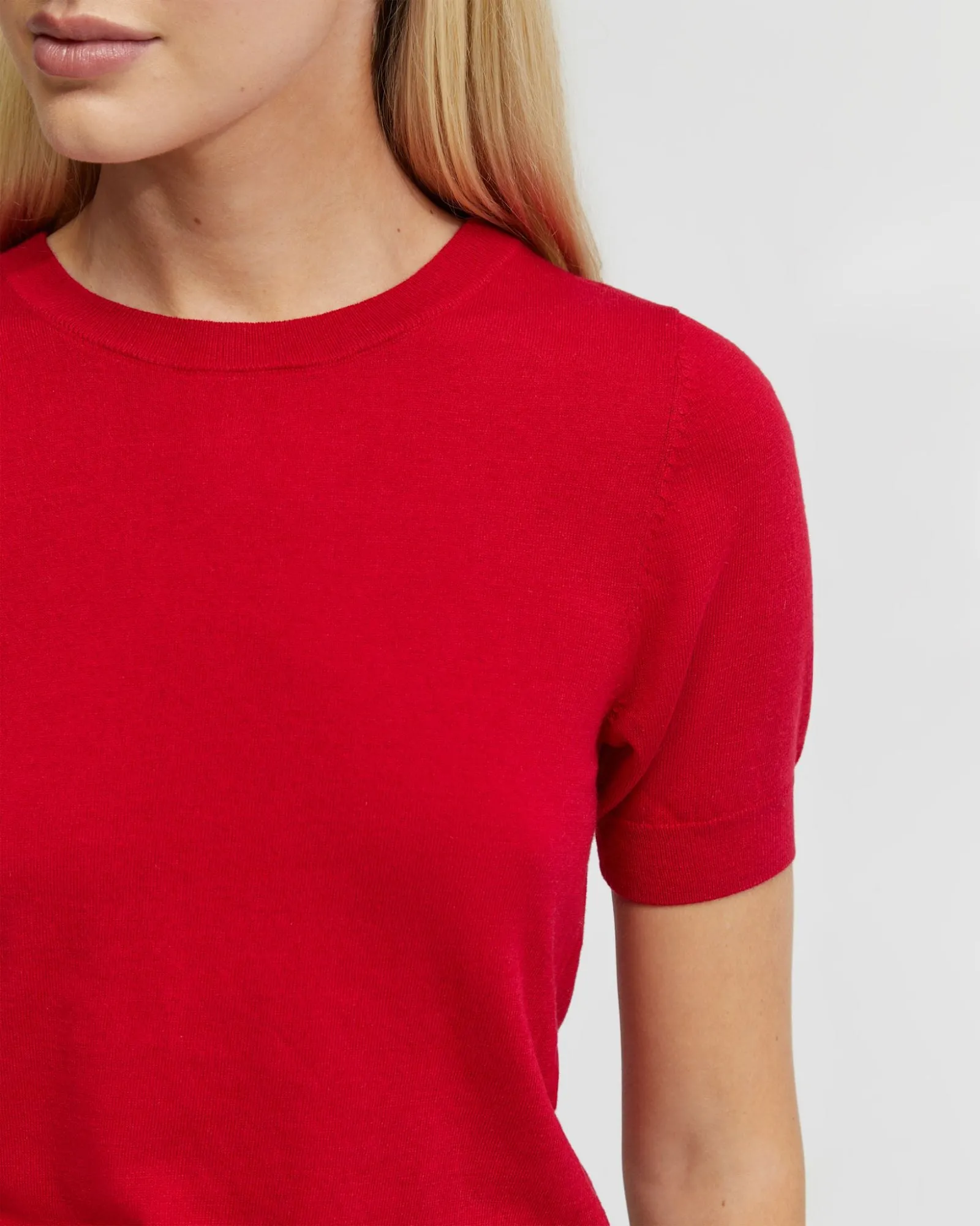 Grace Short Sleeve Cashmere Blend Knit