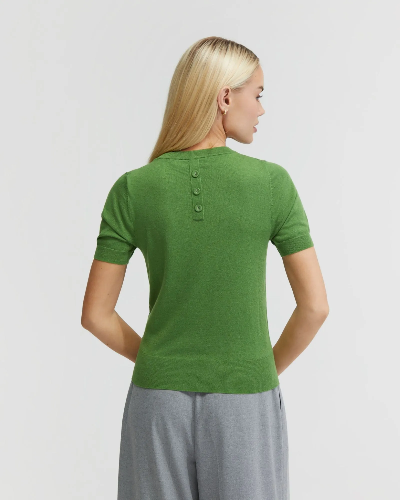 Grace Short Sleeve Cashmere Blend Knit