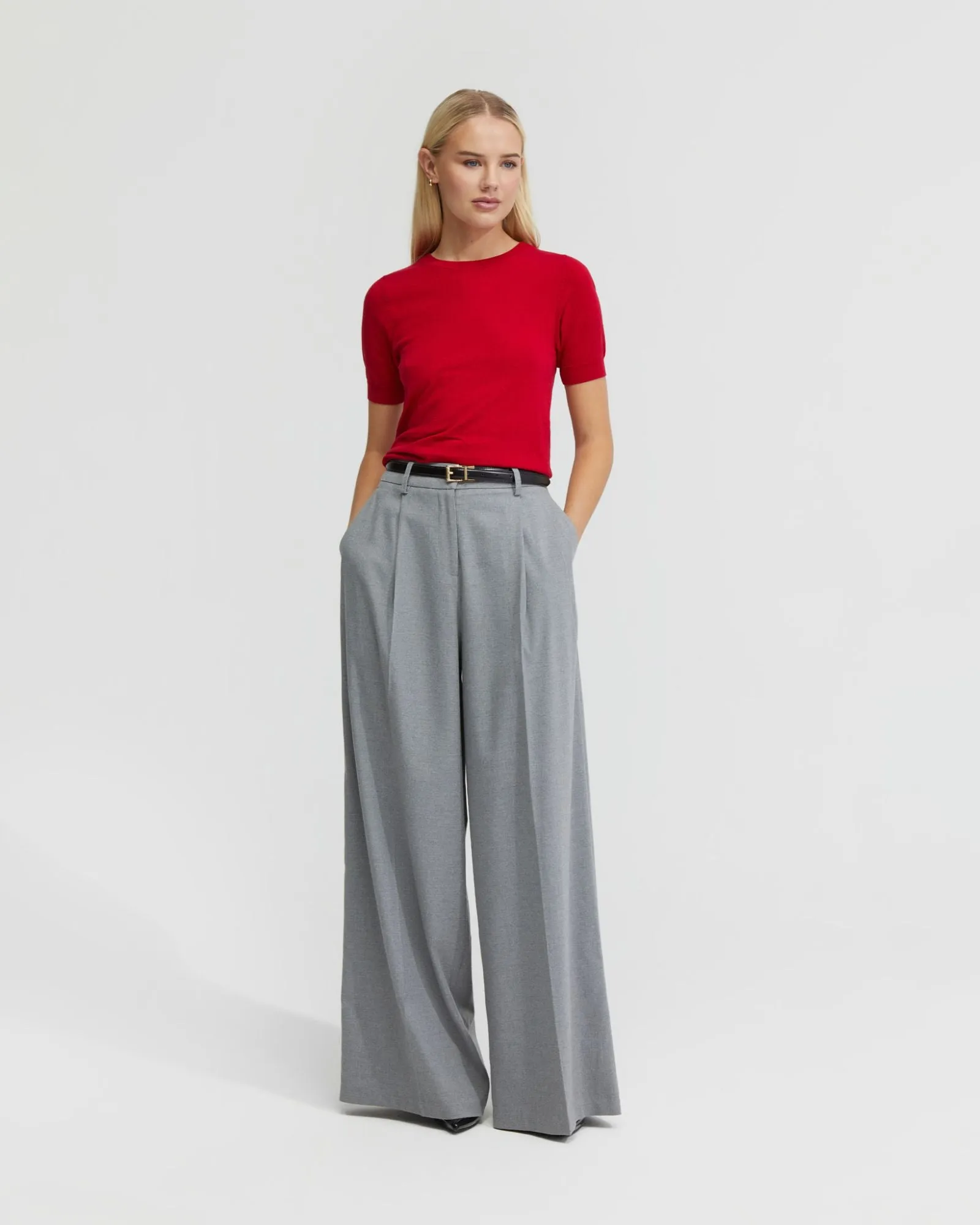 Grace Short Sleeve Cashmere Blend Knit