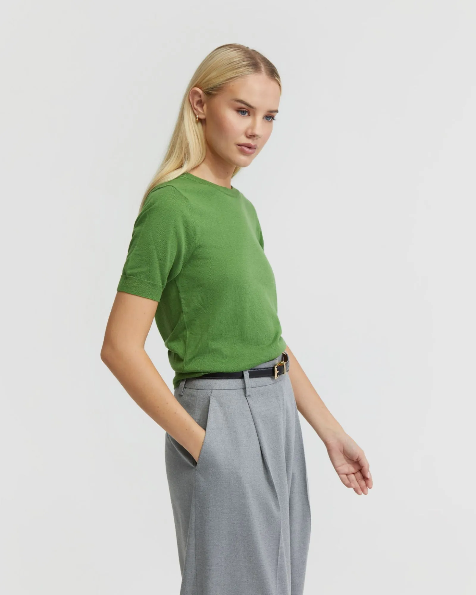Grace Short Sleeve Cashmere Blend Knit