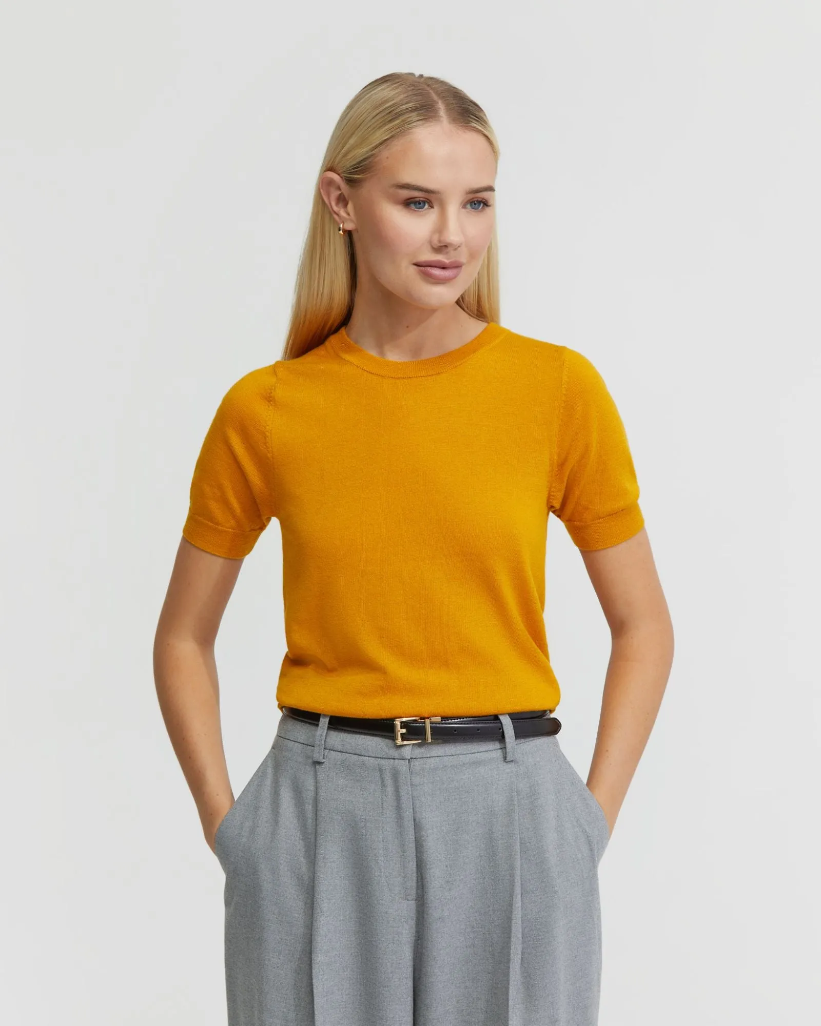 Grace Short Sleeve Cashmere Blend Knit