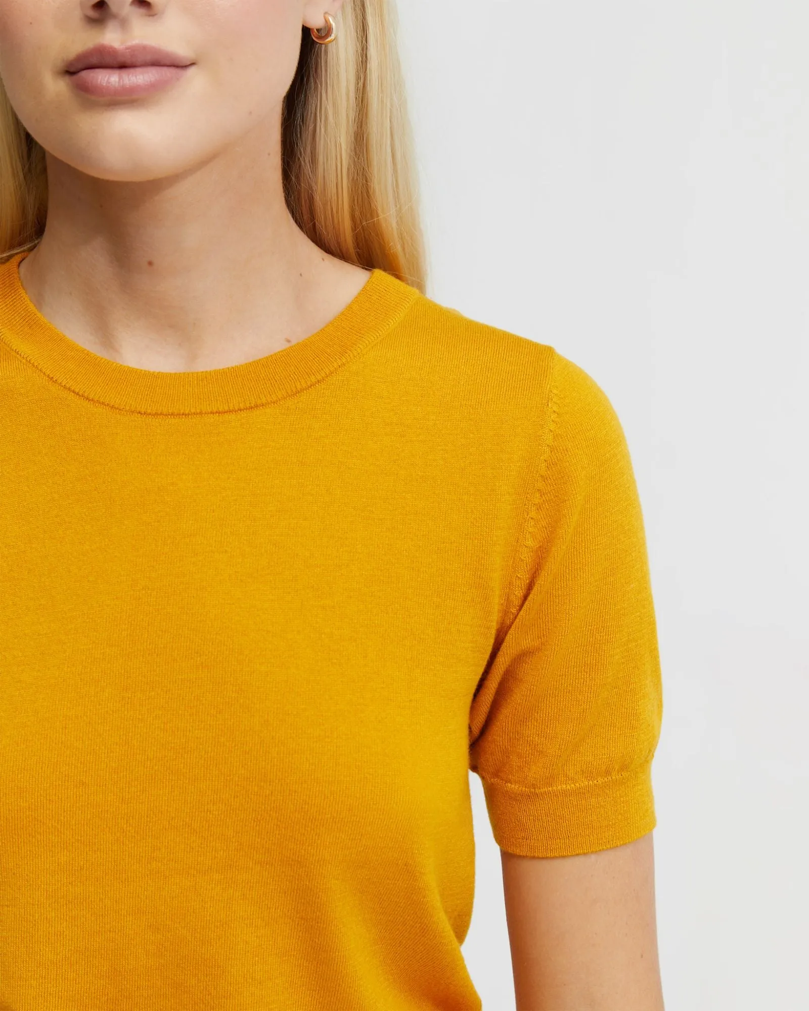 Grace Short Sleeve Cashmere Blend Knit