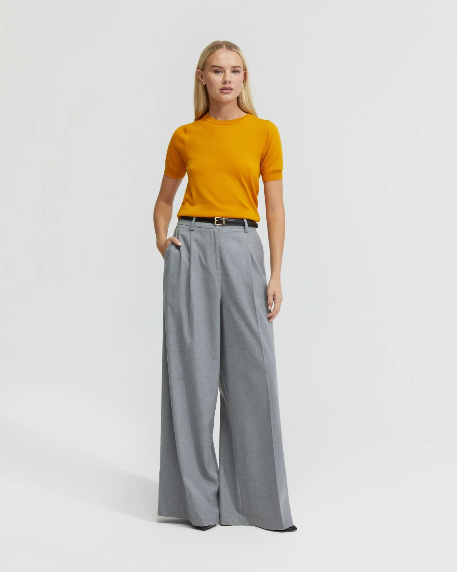 Grace Short Sleeve Cashmere Blend Knit