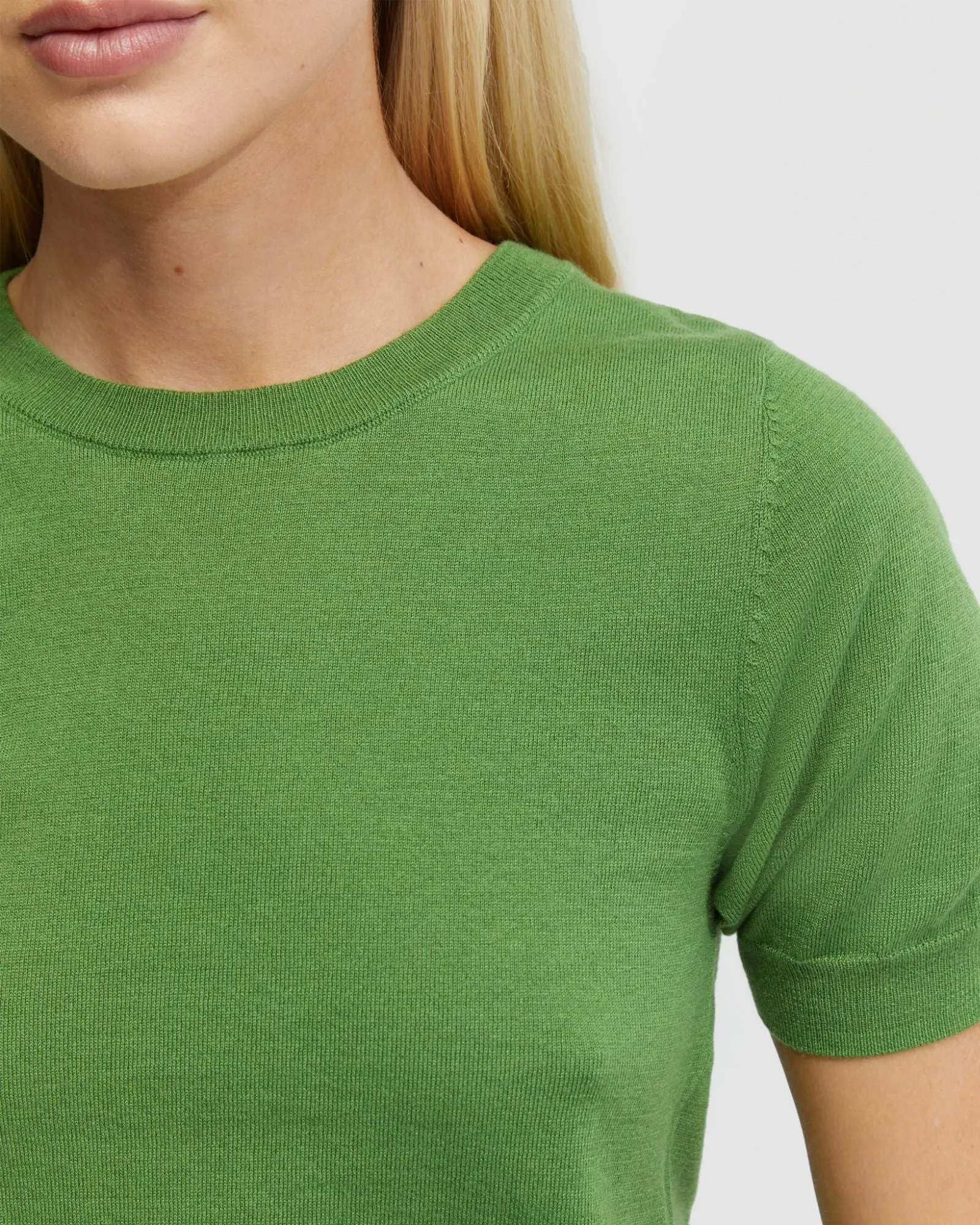 Grace Short Sleeve Cashmere Blend Knit