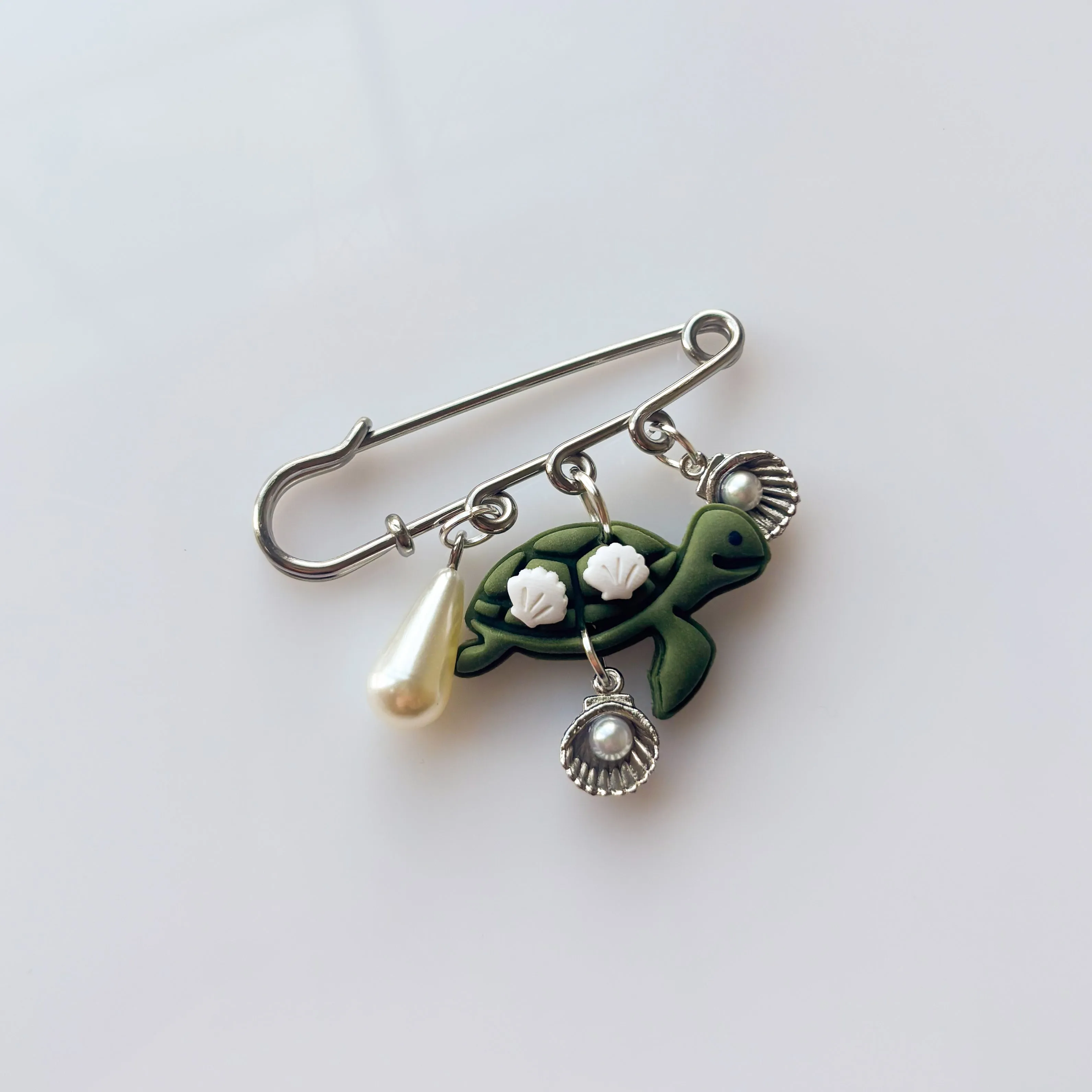 GREEN VINE MOON SNAKE EARRINGS
