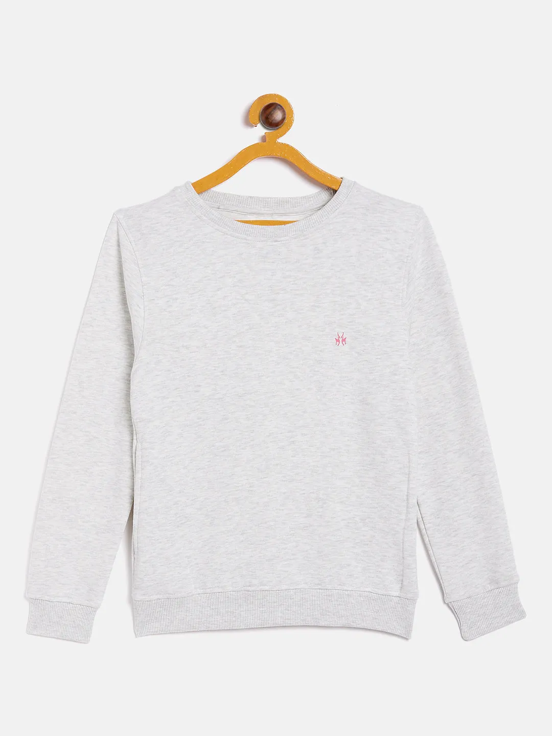 Grey Round Neck Sweatshirt