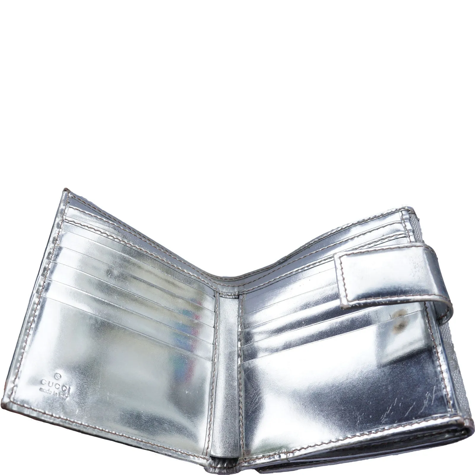 GUCCI GG CANVAS BRITT COMPACT WALLET