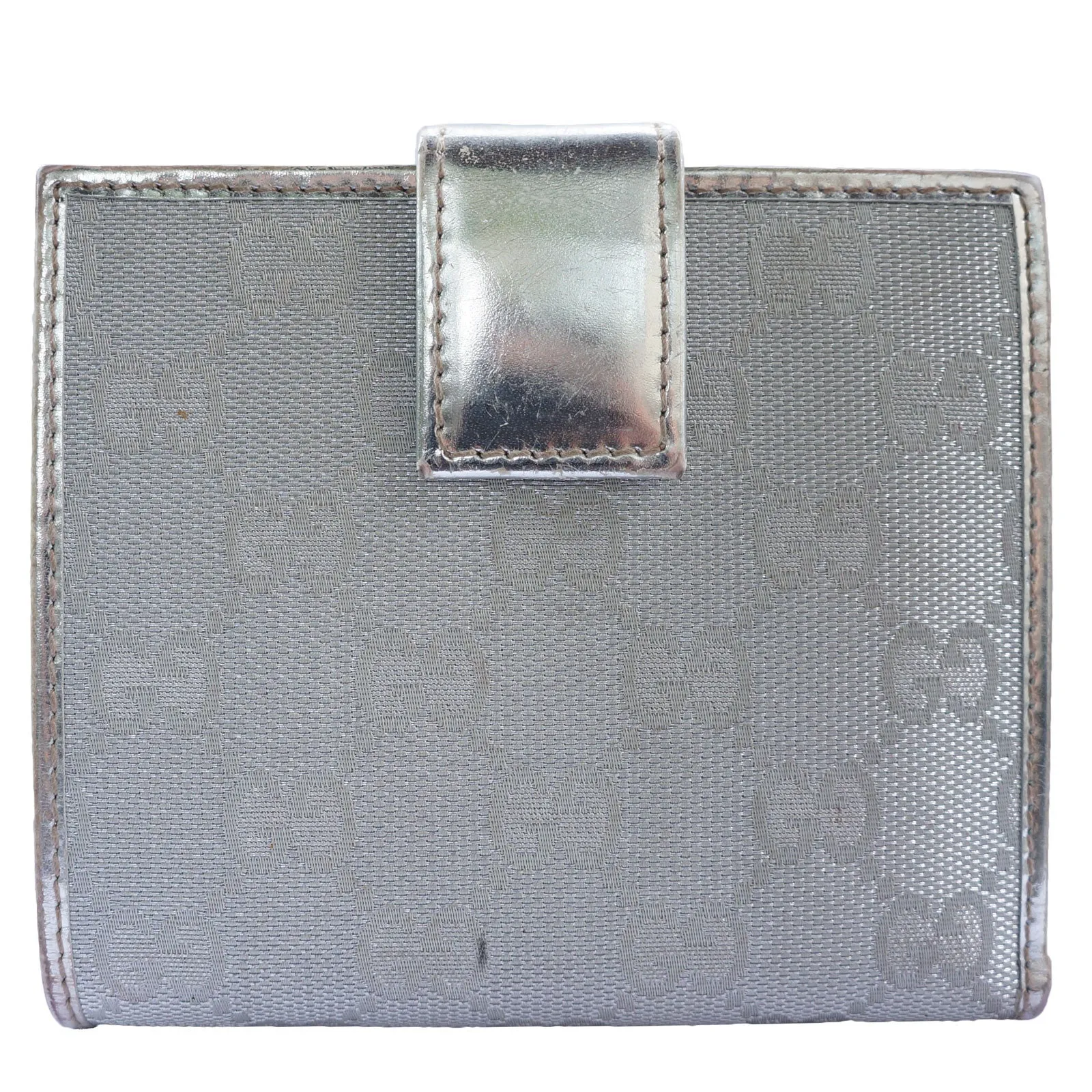 GUCCI GG CANVAS BRITT COMPACT WALLET