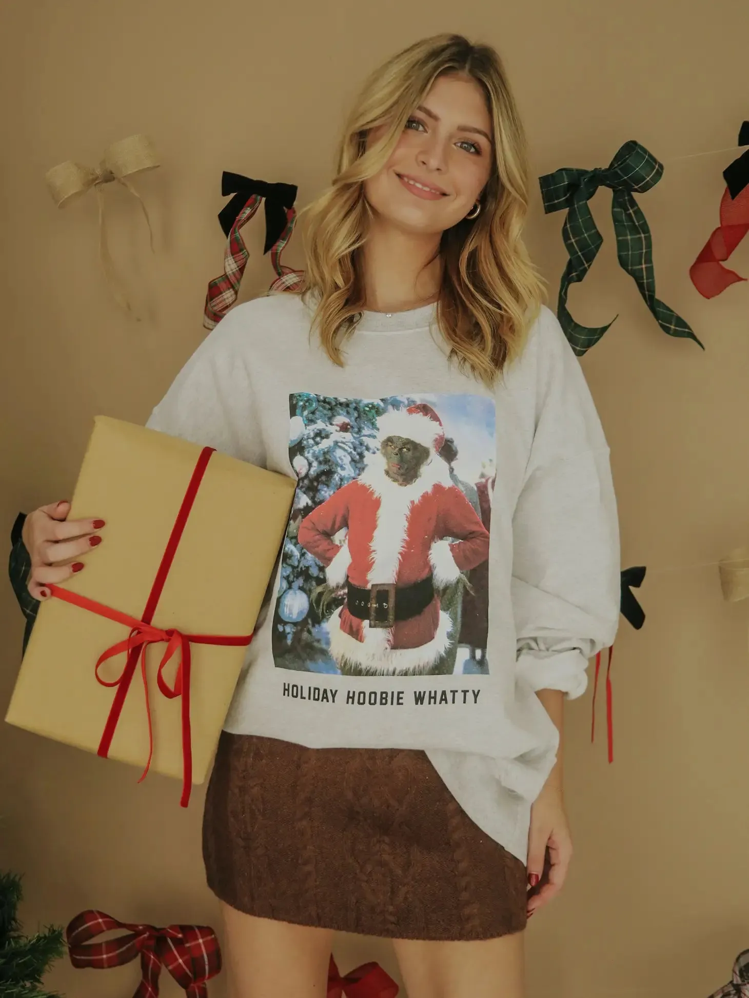 Holiday Hoobie Whatty Sweatshirt