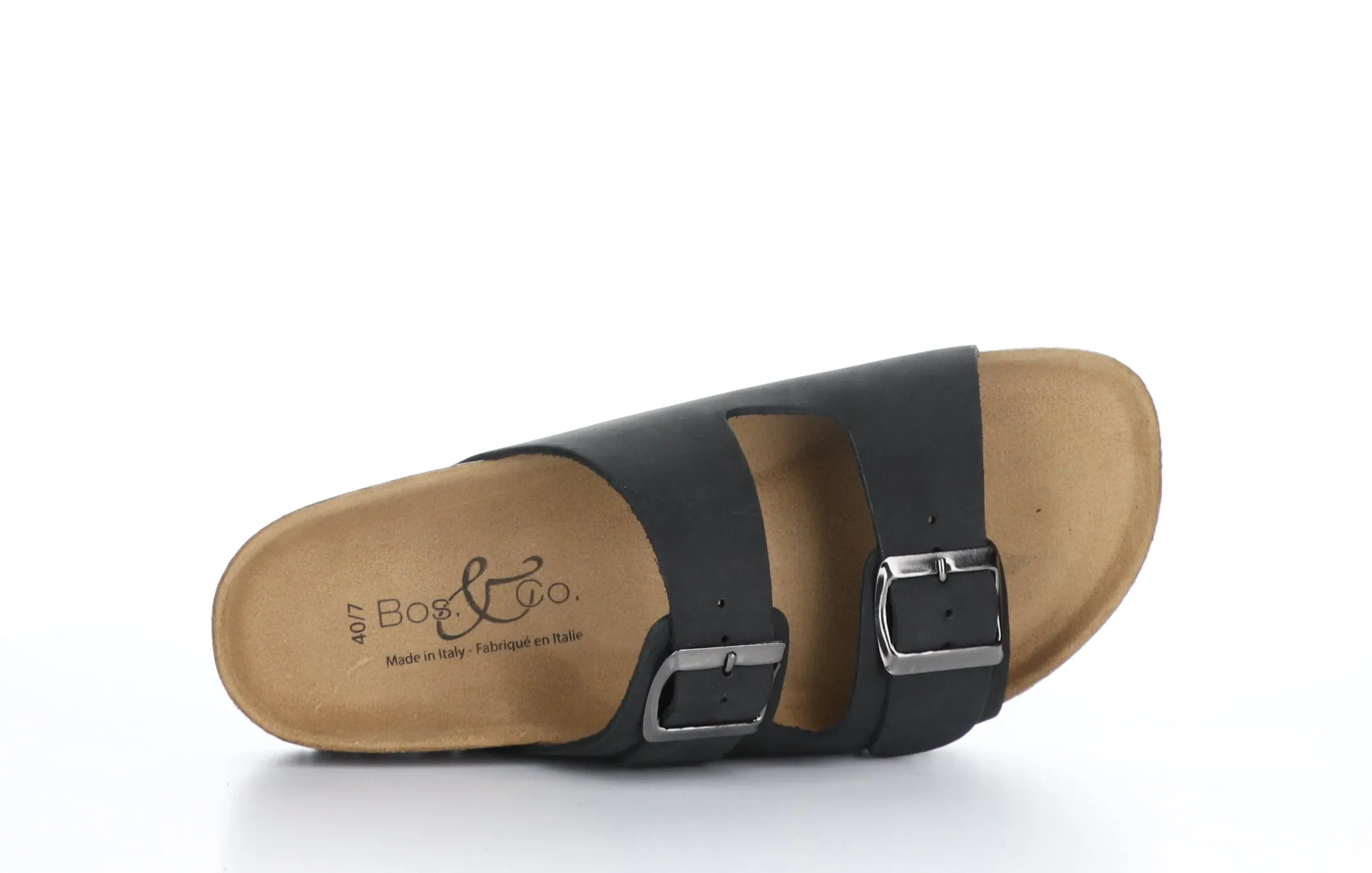 IVAN Black Casual Slides