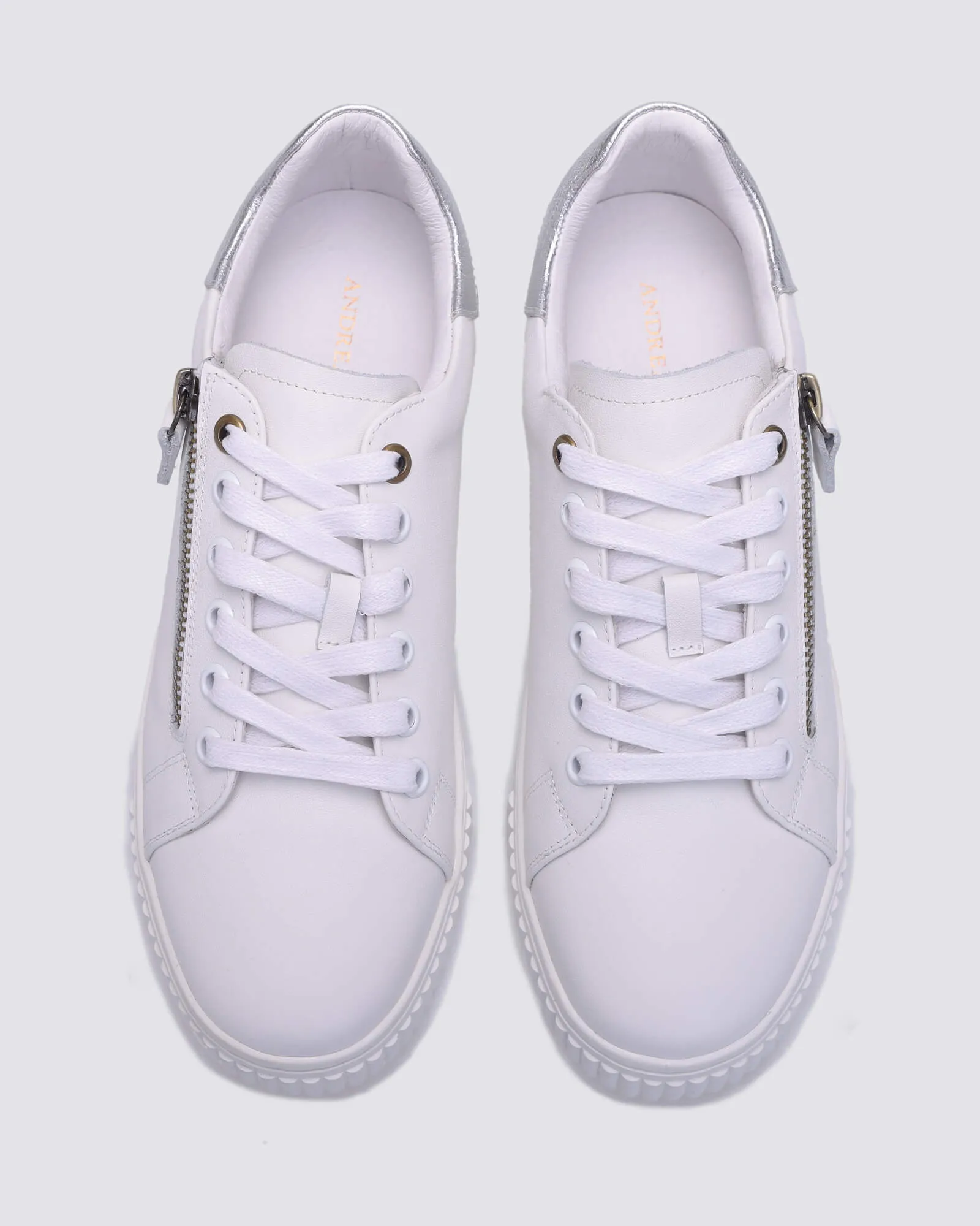 JSTAR SNEAKERS WHITE/SILVER LEATHER