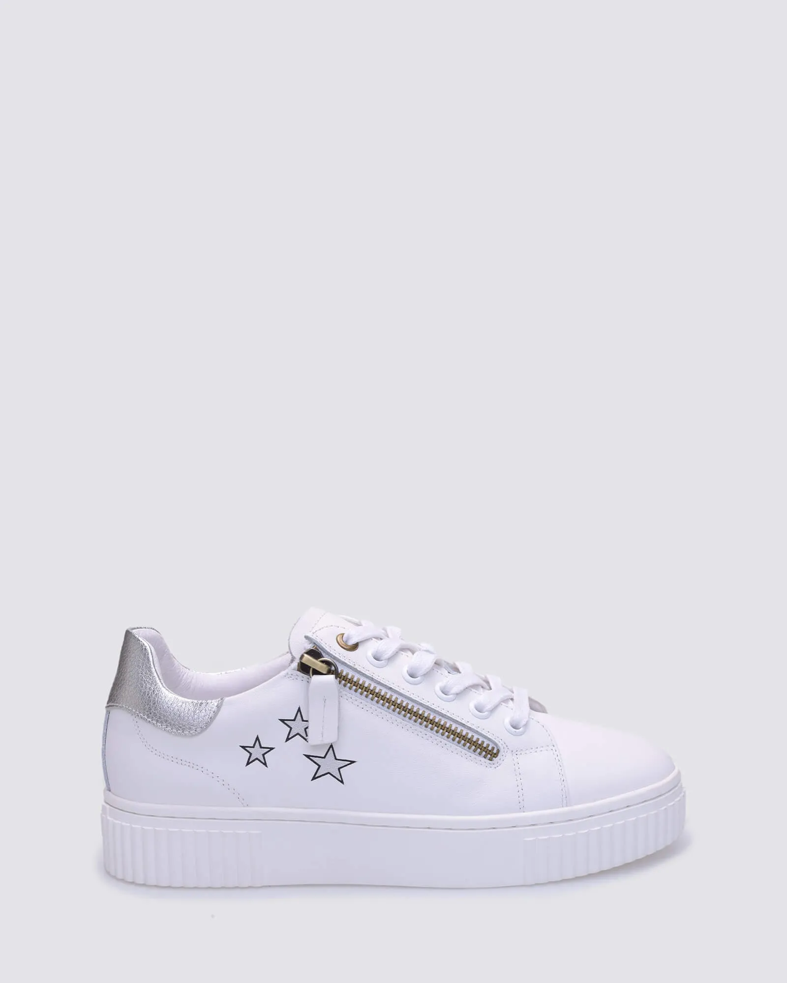 JSTAR SNEAKERS WHITE/SILVER LEATHER